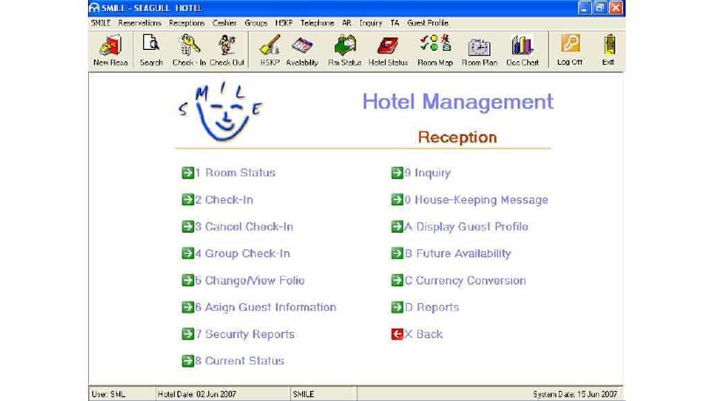 phần mềm quản lý khách sạn smile