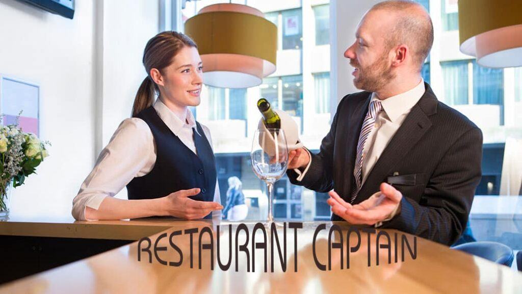 Restaurant captain là gì?