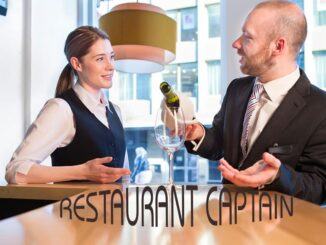 Restaurant captain là gì?