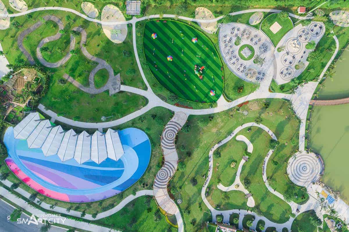 Mô hình Công viên Trung tâm Vinhomes Smart City
